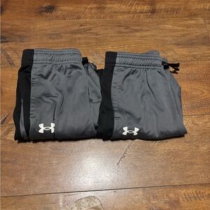 USED Boys Under Armour Sweatpants Size YMD